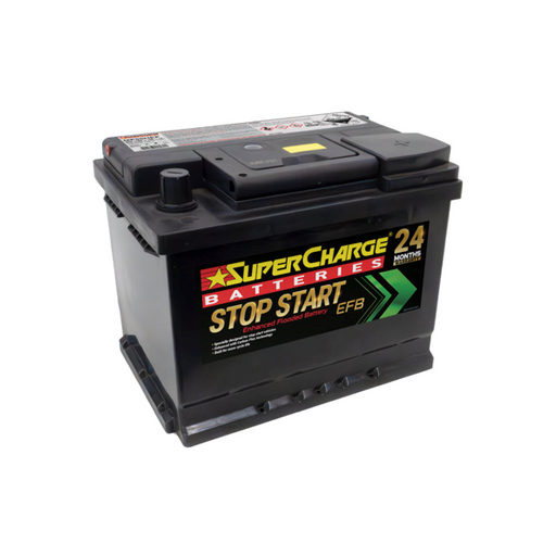 Supercharge MF55HEF EFB Stop-Start Battery - 60Ah 660 CCA - Superstart Batteries
