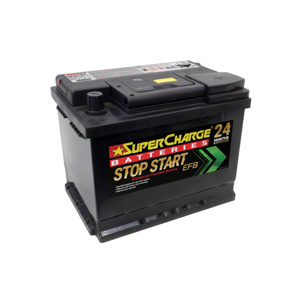 Supercharge MF55HEF EFB Stop-Start Battery - 60Ah 660 CCA - Superstart Batteries