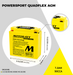 Motobatt MB5.5U Quadflex Motorbike AGM Battery - 7Ah 90CCA - Superstart Batteries