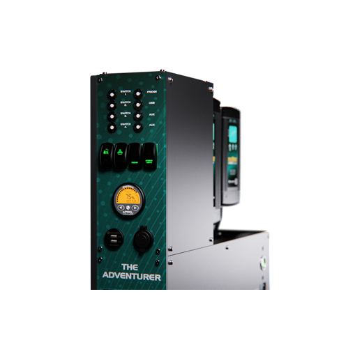 Enerdrive Adventurer System LEFT 40AC, 40DC, 2000X inc. ePRO+ - Superstart Batteries