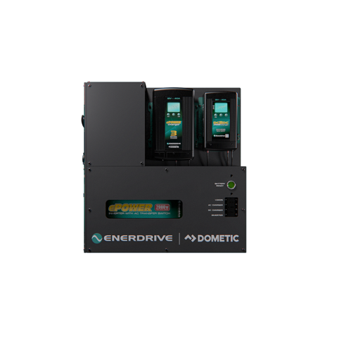 Enerdrive Adventurer Power System RIGHT 40AC, 40DC, 2000X inc. Simarine - Superstart Batteries