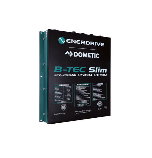 Enerdrive B-TEC LiFePO4 Slim Case Battery - 12V 200Ah - Superstart Batteries