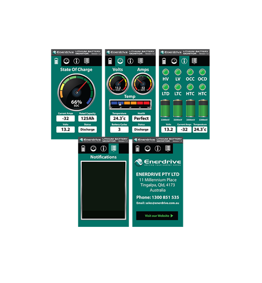 Enerdrive B-TEC LiFePO4 Slim Case Battery - 12V 200Ah - Superstart Batteries