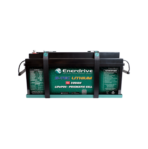 Enerdrive B-TEC Gen2 LiFePO4 Leisure Battery - 12V 300Ah - Superstart Batteries