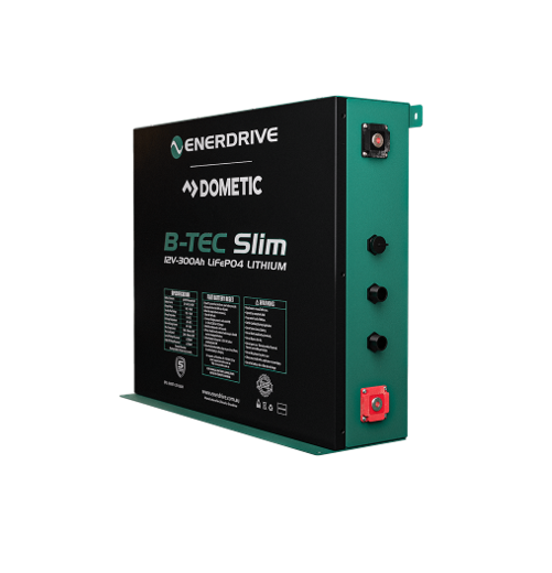 Enerdrive B-TEC LiFePO4 Slim Case Battery - 12V 300Ah - Superstart Batteries