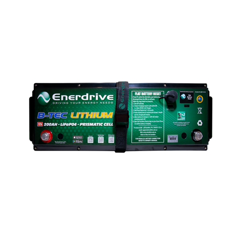 Enerdrive B-TEC Gen2 LiFePO4 Leisure Battery - 12V 200Ah - Superstart Batteries