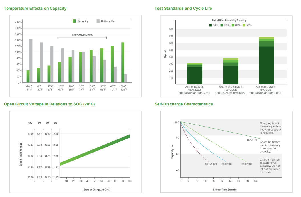 Discover EV305A-A Deep Cycle AGM Battery - 6V 330Ah - Superstart Batteries