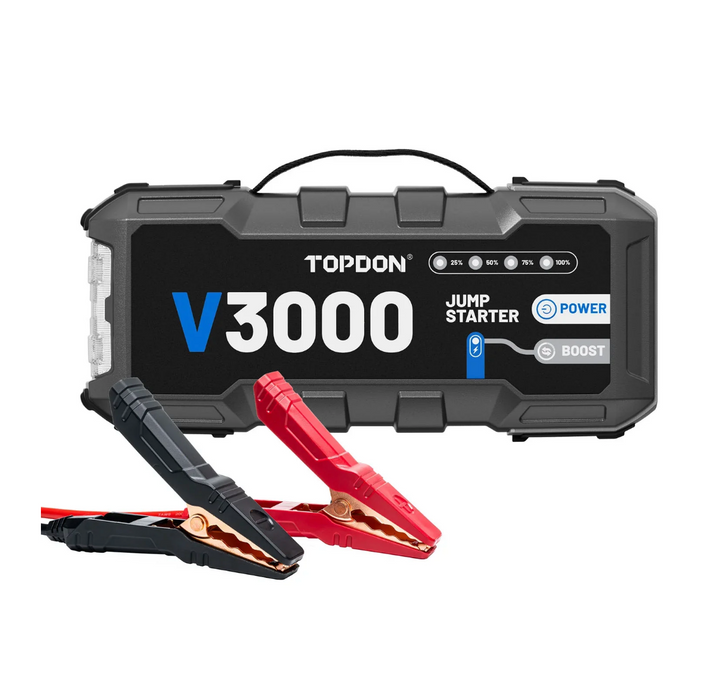 TOPDON V3000 Jump Starter Power Bank - 3000A - Superstart Batteries