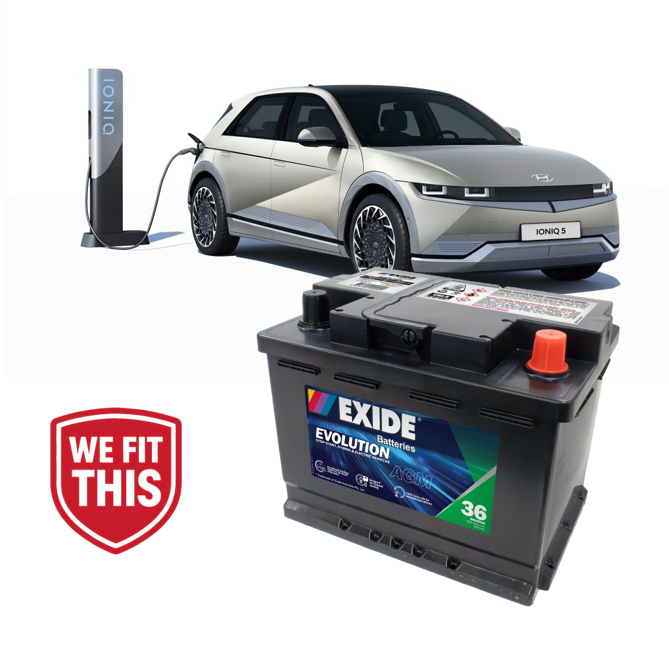 Kia Ioniq 5 12V Auxiliary Battery - AGM 60Ah - Superstart Batteries