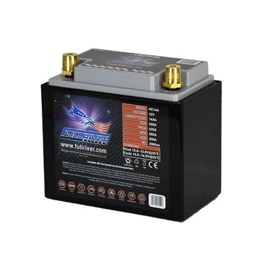 Fullriver HC14A AGM Racing Battery - 12V 200CCA 14Ah - Superstart Batteries