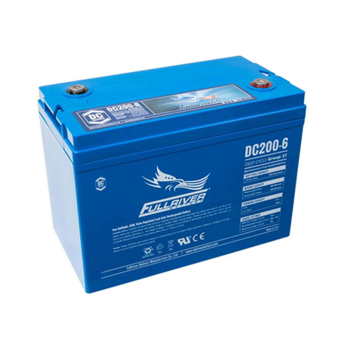 Fullriver DC200-6 AGM Deep Cycle Battery – 6V 200Ah