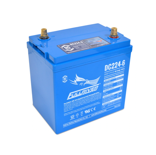 Fullriver DC224-6 AGM Deep Cycle Battery – 6V 224Ah