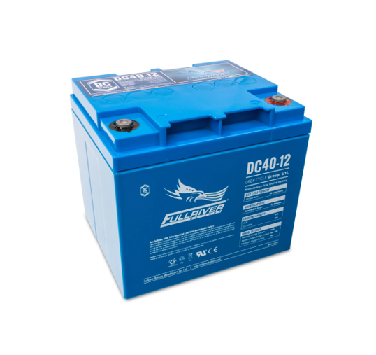 Fullriver DC40-12 AGM Deep Cycle Battery – 12V 40Ah