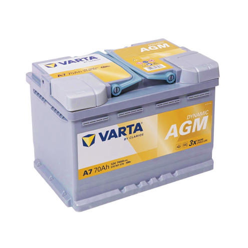 Varta E39 A7 LN3 Silver Dynamic AGM Battery - 760CCA 70Ah