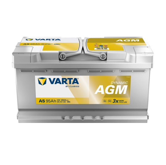 Varta G14 A5 LN5 Silver Dynamic AGM Battery – 850CCA 95Ah - Superstart Batteries