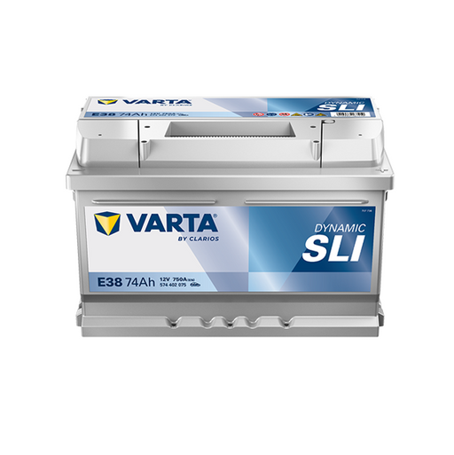 Varta E38 Silver Dynamic Battery - 750CCA 74Ah - Superstart Batteries