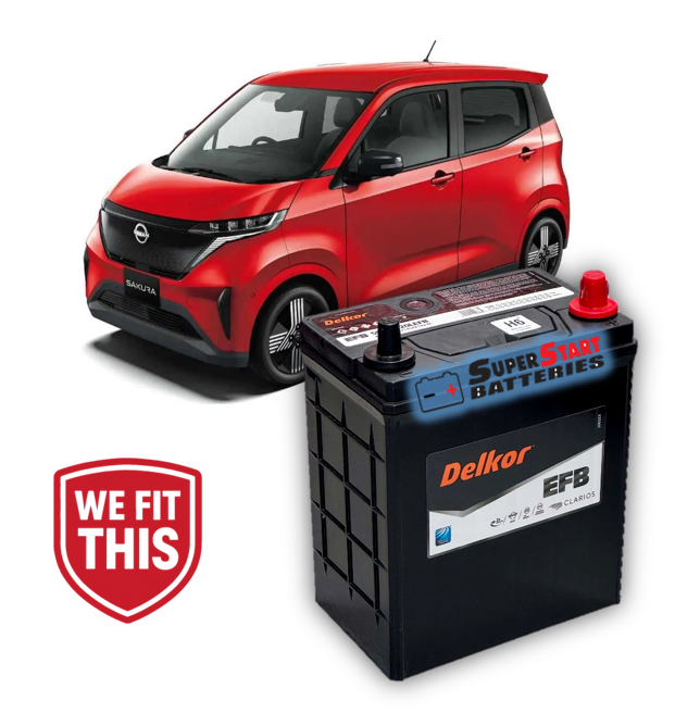 Nissan Sakura 12V Auxiliary Battery (2022-onwards) - Superstart Batteries
