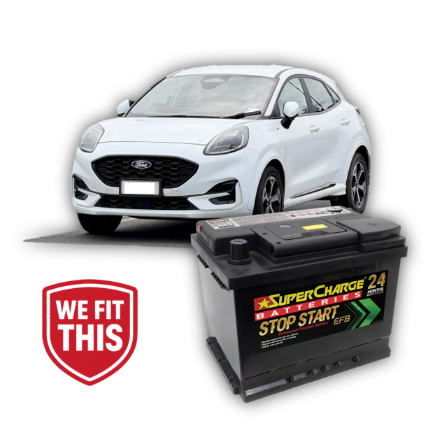 Ford Puma Mild-Hybrid Stop-Start 60Ah Battery