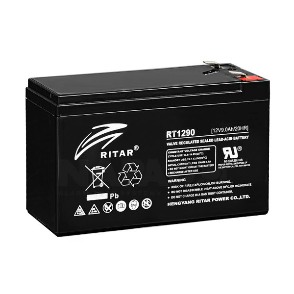RITAR RT1290LB General-Purpose SLA Battery - 12V 9Ah - Superstart Batteries