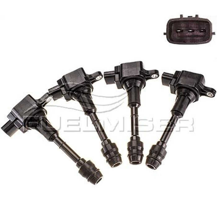 Fuelmiser Ignition Coil 4 Pack CC470/4 for Nissan Wingroad X-trail Primera - Superstart Batteries