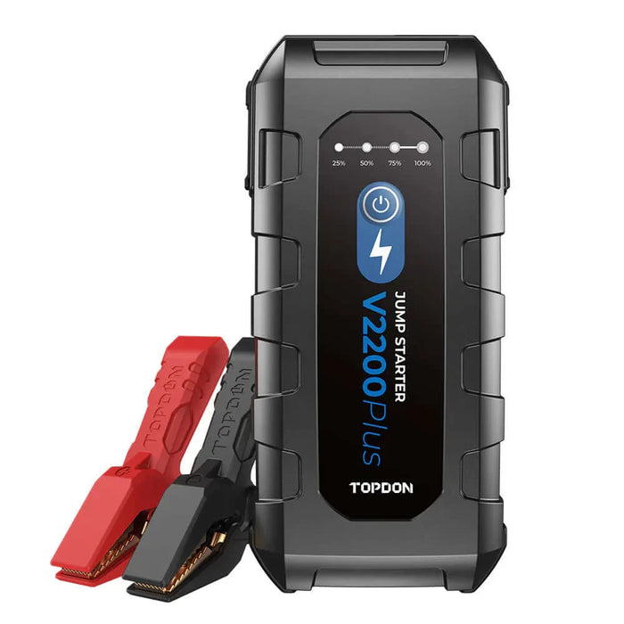 TOPDON V2200Plus 2200A Jump Starter, Battery Tester, Power Bank, 12V Car Starting Device - Superstart Batteries