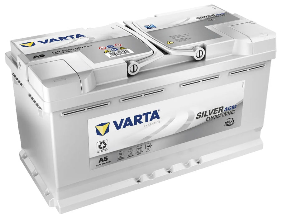 Varta Silver Dynamic G14 A5 AGM Car Battery - 12V 850CCA 95Ah