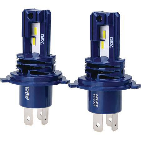 OEX H4 LED Globe (Off-Road Use) one pair - GLX08H4V2 - Superstart Batteries