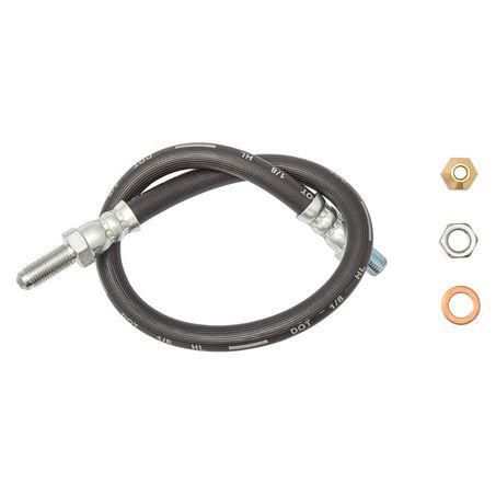 TPT1037 - Trojan Brake Hose Standard Rubber 3/8 inch UNF Male Male Fittings - Superstart Batteries