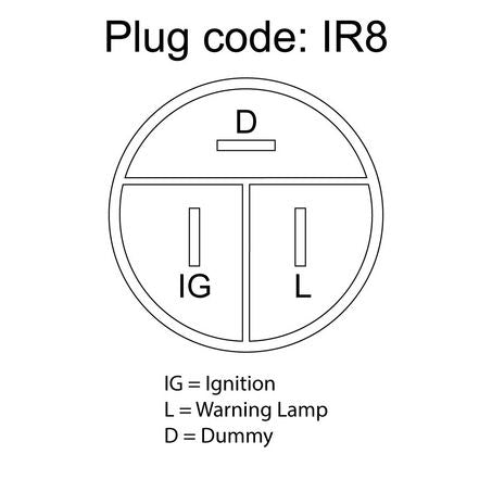 OEX Alternator 12V 55A Denso Style DXA538 30006109-PO 100211 1570 31400 66510 - Superstart Batteries