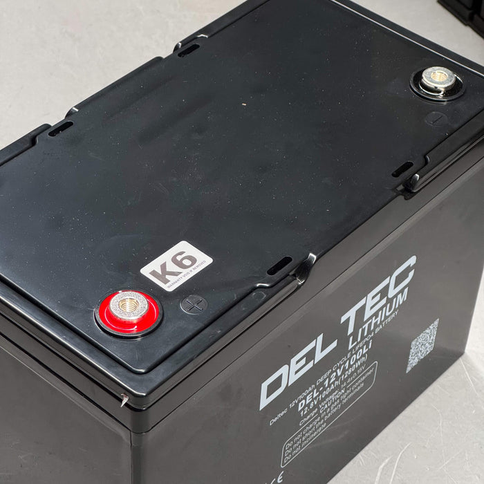 Deltec DEL-12V100Li Deep Cycle LifePo4 Lithium Battery - 12V 100Ah - Superstart Batteries