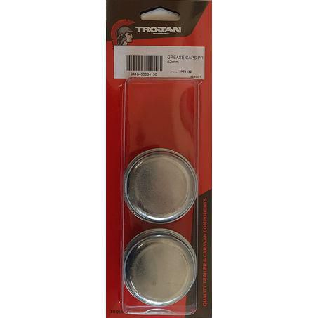 TPT1132 - Trojan Hub Grease Cap 52mm - 2PK