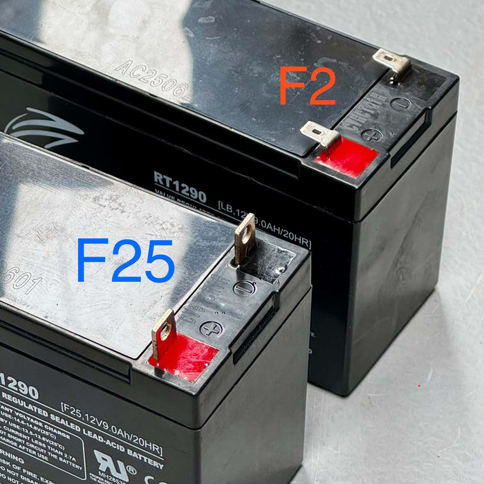 RITAR RT1290F25 General-Purpose SLA Battery - 12V 9Ah