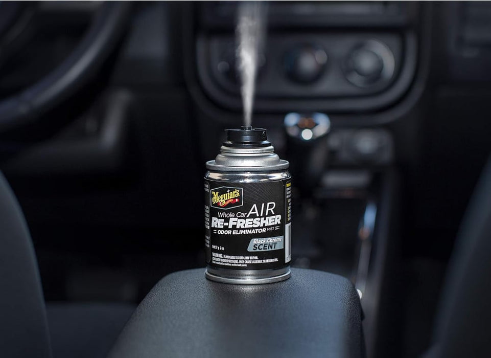 Meguiar’s Air Re-Fresher Odor Eliminator – G181302 (Chrome Black) - Superstart Batteries