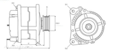 Toyota VITZ / YARIS 1SZFE Alternator 12V 90A Denso Style - Superstart Batteries