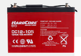 Hardcore DC12-105 AGM Deep Cycle Battery – 12V 105Ah | Caravan, RV, Solar, Marine, Off-Grid Power - Superstart Batteries