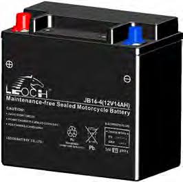 LEOCH JB14-4 12V 14Ah 200CCA AGM Auxiliary & Motorcycle Battery – Jaguar Land Rover Range Rover