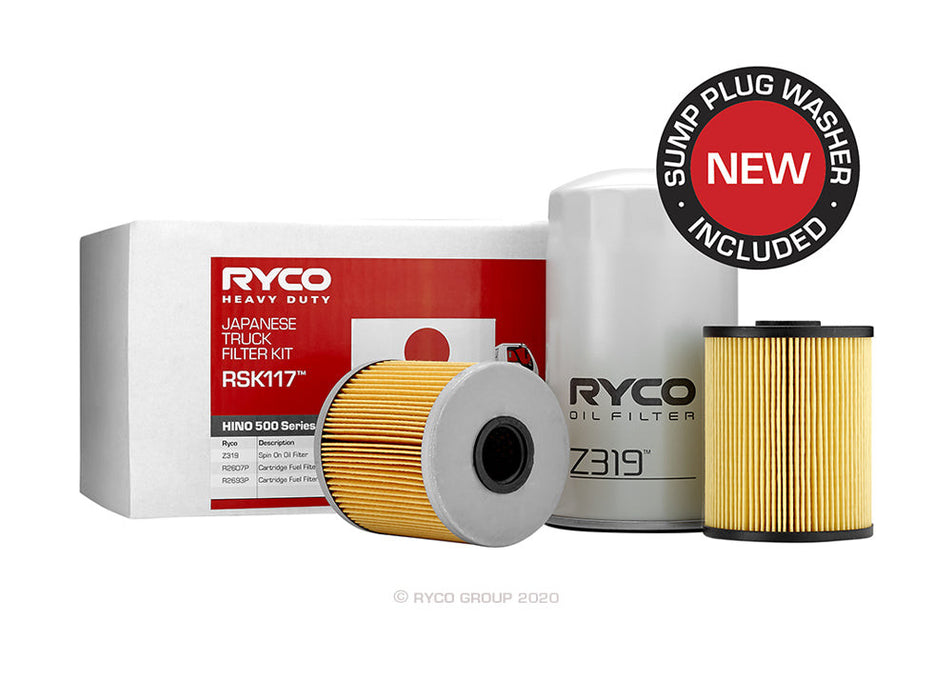 RSK117 Ryco Service Kit HINO 500 Series FC8J (US04)