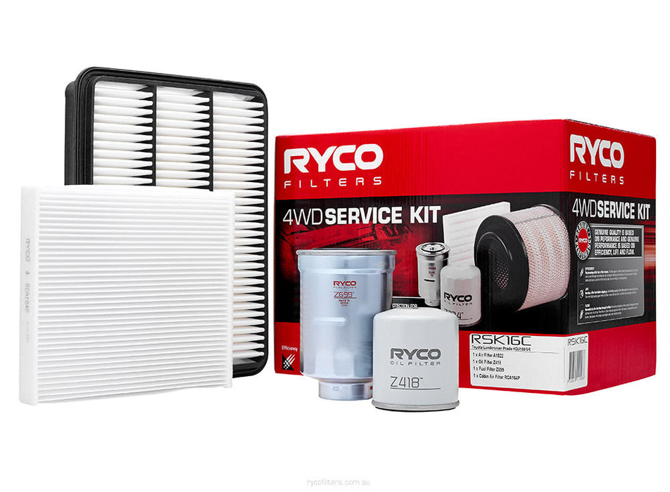 RYCO 4WD SERVICE KIT TOYOTA LANDCRUISER PRADO KDJ150/55R RSK16C
