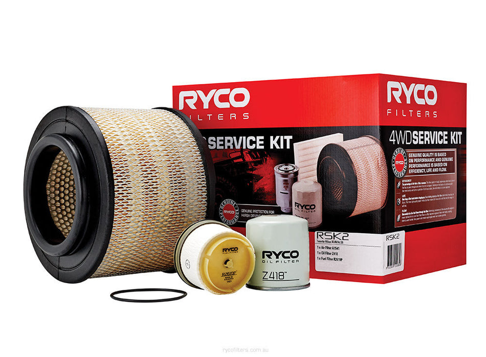 Ryco 4WD Service kit for Hilux 3.0 D 4wd (kun26_) Kun26 RSK2