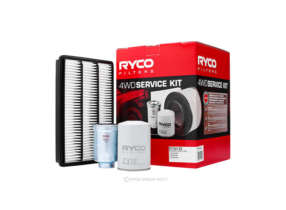 RYCO 4WD SERVICE KIT MITSUBISHI PAJERO 4M41 RYCO RSK8 - Superstart Batteries