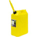 03711 - Scepter 20L Yellow Plastic Fuel Jerry Can - Superstart Batteries