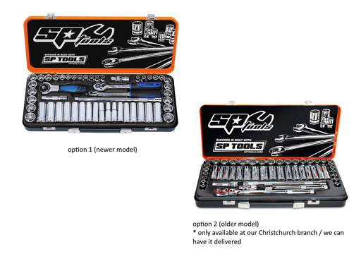 SP Tools SP20201 3/8"DR SOCKET SET - 6PT & 12PT METRIC/SAE - 50PC - Superstart Batteries