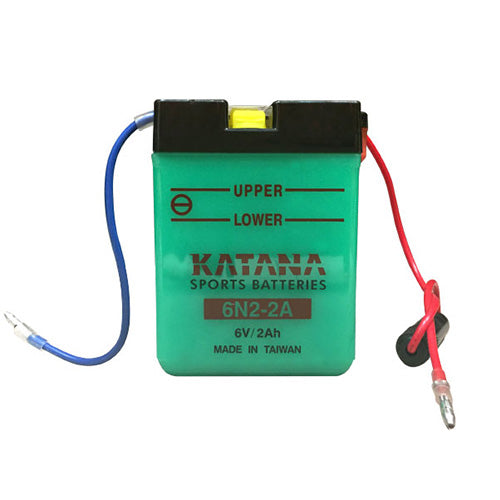6N2-2A Katana Conventional Motorcycle Battery 6V 2AH 6 MONTHS WARRANTY  Superstart Batteries.