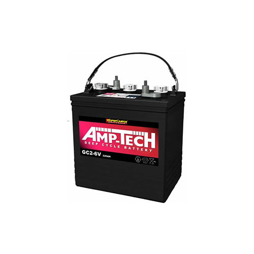 AMP-TECH Deep Cycle Battery 6v 220ah – GC2-6V