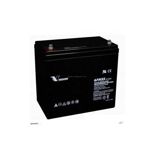 MOBILITY SCOOTER BATTERY VISION 6FM55 12V 55 AH – ALSO SUITS GOLF TRUNDLERS
