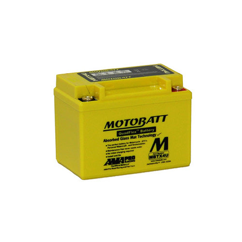 Motobatt Mbtx4u 12v 70cca ytx4l-bs yb4l-b  Superstart Batteries.