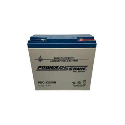 POWERSONIC PDC-12200 12v 20ah AGM Deep-Cycle Batteries Sealed  Superstart Batteries.