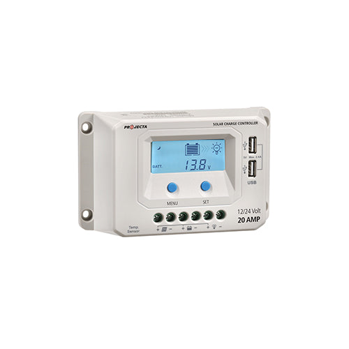 Projecta Automatic 12v-24v 20a 4 Stage Solar Charge Controller with LV ...