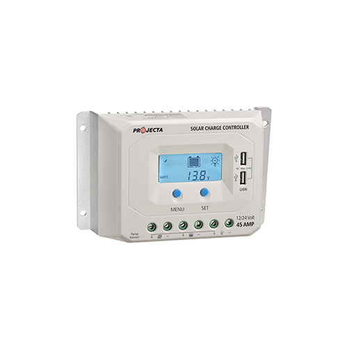 Projecta Automatic 12v-24v 60a 4 Stage Solar Charge Controller with LVD PROJECTA SC260  Superstart Batteries.