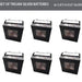 Set of 6 Trojan S-875 Golf Cart Batteries 8V 165Ah - Superstart Batteries